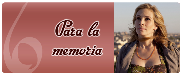 6. Para la memoria